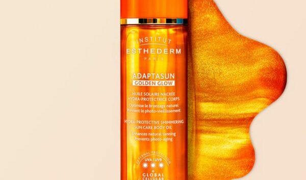 Adaptasun Golden Glow huile solaire nacrée 3 soleils - Spray  125ml   (Prix public: 58.90€) – Image 2