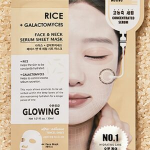 Medifordear face and neck mask / Rice + Galactomyces ( à l'unité)